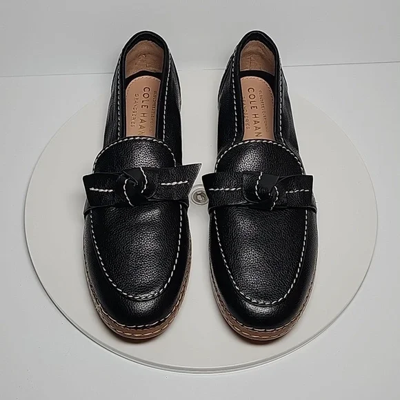 Cole Haan Black Leather Loafers - Picture 2 of 14